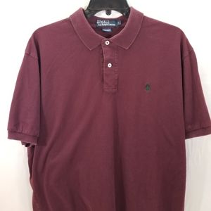 Polo Ralph Lauren Maroon Polo Shirt Large